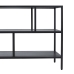 TV furniture 120 x 32 x 55 cm Black Steel