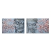 Płótno DKD Home Decor 120 x 2,8 x 80 cm Budda Orientalny (2 Sztuk)