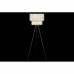 Lampa Stojąca DKD Home Decor Naturalny Czarny Metal Palmy Poliester Kolonialny (60 x 60 x 129 cm)