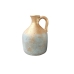 Vaso Romimex Azzurro Dorato Terracotta Bicolore 20 x 25 x 20 cm Con maniglia