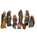 Figurenset Romimex Multicolour Hars 9 x 20 x 9 cm Geboorte/Bethlehem 3 Wijzen 9 Onderdelen