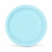 Plate set Algon Disposable Cardboard Blue 10 Pieces 20 cm (36 Units)