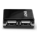 USB-HUB LINDY 42742 Svart