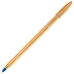 Pen Bic Cristal Shine Gouden 0,32 mm Blauw 20 Onderdelen