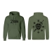 Bluza z kapturem Unisex The Legend of Zelda Logo and Shield Kolor Zielony