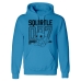 Uniseks Hoodie Pokémon Squirtle Line Art Blauw