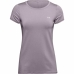 Camiseta de Manga Corta Mujer Under Armour HeatGear Morado