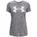 Dames-T-Shirt met Korte Mouwen Under Armour Tech Twist Grijs