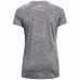 Dames-T-Shirt met Korte Mouwen Under Armour Tech Twist Grijs