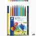 Conjunto de Canetas de Feltro Staedtler Noris 326 Multicolor (10 Unidades)