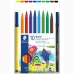 Conjunto de Canetas de Feltro Staedtler Noris 326 Multicolor (10 Unidades)