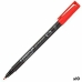 Permanent marker Staedtler Lumocolor 318-2 F Red (10 Units)