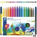 Conjunto de Canetas de Feltro Staedtler Noris 326 Multicolor (5 Unidades)