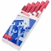 Permanente markeerstift Edding 750 Rood (10 Stuks)