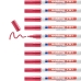 Permanent markør Edding 751 Rød (10 enheter)