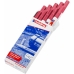 Permanente markeerstift Edding 751 Rood (10 Stuks)