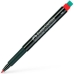 Marcatore permanente Faber-Castell Multimark 1513 F Rosso (10 Unità)