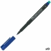 Permanente markeerstift Faber-Castell Multimark 1513 F Blauw (10 Stuks)