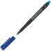 Marcatore permanente Faber-Castell Multimark 1513 F Azzurro (10 Unità)