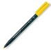 Permanent marker Staedtler Lumocolor 313-1 S Yellow (10 Units)