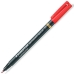 Permanente markeerstift Staedtler Lumocolor Rood 10 Stuks