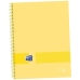 Caderno Oxford &You Banana A4 A4+ 80 Folhas 5 Peças