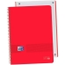 Caderno Oxford Live&Go Vermelho A4 5 Peças