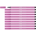 huopakärkiset kynät Stabilo Pen 68 Fluoresoiva Pinkki (10 Kappaletta)