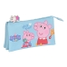 Astuccio Scuola Peppa Pig Baby Azzurro Chiaro (22 x 12 x 3 cm)