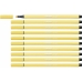 Felt-tip pens Stabilo Pen 68 Yellow (10 Pieces)