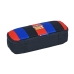 Bolsa Escolar F.C. Barcelona Grená Azul Marinho (22 x 5 x 8 cm)