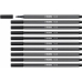 Feutres Stabilo Pen 68 Noir (10 Pièces)