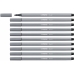 Pennarelli Stabilo Pen 68 Grigio scuro (10 Pezzi)