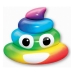 Dmuchany materac Rainbow Poo (107 x 121 x 26  cm)