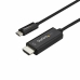 Adaptador USB C para HDMI Startech CDP2HD1MBNL          Preto 1 m