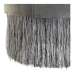 Lampeskjerm DKD Home Decor 8424001773930 Grå Burgunder Metall Fløyel Fringe Sixties 30 x 30 x 29 cm (2 enheter)