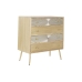 Kommode DKD Home Decor Gold natürlich Metall Tanne Holz MDF Moderne 80 x 40 x 87,5 cm