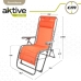 Lettino Aktive textilene Arancio 160 x 76 x 52 cm