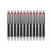 Boligrafo de tinta líquida Uni-Ball Rollerball Jetstream SXN-210 Rood 1 mm (12 Onderdelen)