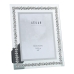 Cornice Portafoto Alexandra House Living Grigio Cristallo Specchio 23 x 28 x 2 cm