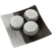 Centrotavola Alexandra House Living Bianco Nero Ceramica Set 2 Pezzi