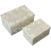 Set decoratieve dozen Alexandra House Living Parelmoer 2 Onderdelen