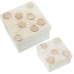 Set decoratieve dozen Alexandra House Living Parelmoer 2 Onderdelen