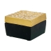 Dekorativ boks Alexandra House Living Guld Aluminium 12 x 12 x 9 cm