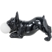 Bordlampe Alexandra House Living Svart Akryl Plast Melamin 47 x 23 x 20 cm Hund