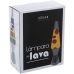 Lava-Lampe Alexandra House Living Gelb Rosa Metall 9 x 37 x 9 cm