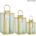 Lanterns Alexandra House Living Gold Steel