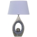 Bordlampe Alexandra House Living Sort Grå Multifarvet Sølvfarvet Keramik 40 W 32 x 50 x 20 cm