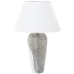 Bordlampe Alexandra House Living Hvit Gyllen Keramikk 40 W 18 x 42 x 12 cm