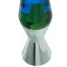 Lavalamp Alexandra House Living Blauw Groen Metaal 9 x 37 x 9 cm